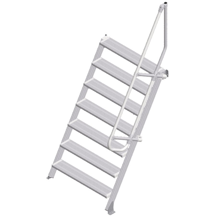 ZARGES LM-Treppe 60° 7 Stufen, 1000 mm breit, Höhe 1,75 m
