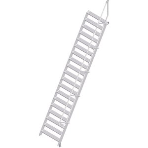 ZARGES LM-Treppe 60° 19 Stufen, 1000 mm breit, Höhe 4,75 m