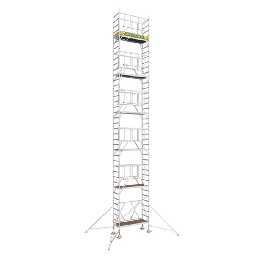 ZARGES Compactmaster S-PLUS 1T - Klappgerüst  Arbeitshöhe 12,40 m