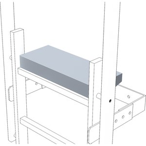 ZARGES Austiegstritt 200 mm tief Stahl verzinkt