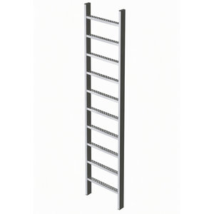 ZARGES Schachtleiter Edelstahl 10 Sprossen