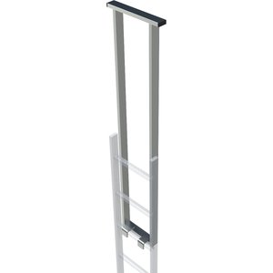 ZARGES Einstieghilfe doppelholmig, Stahl verzinkt, Lichte Weite 300 mm