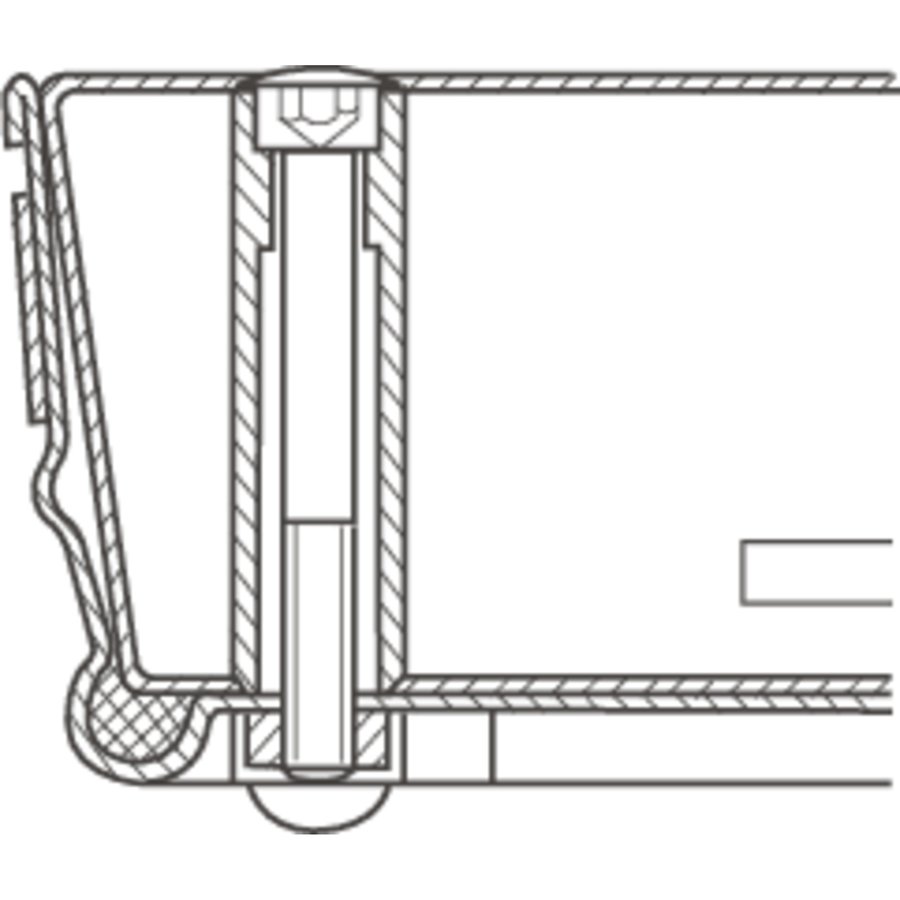 ZARGES Schachtabdeckung Stahl verzinkt 1000x600 mm