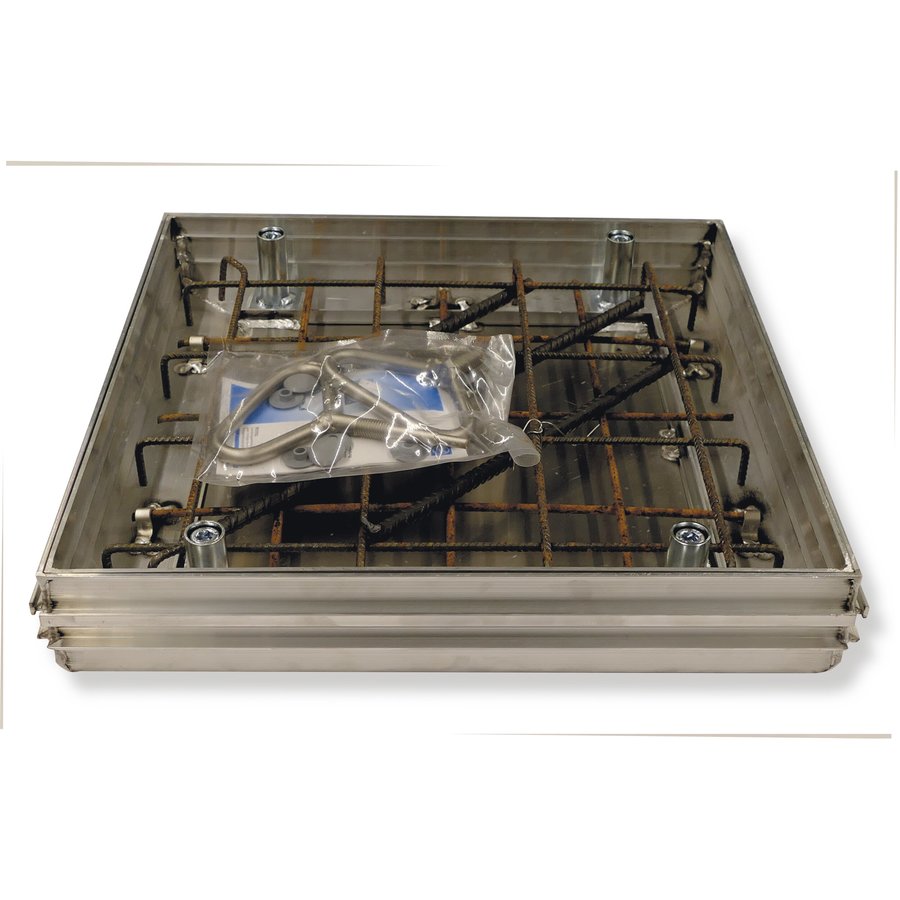 ZARGES Schachtabdeckung Stahl verzinkt 1000x1000 mm