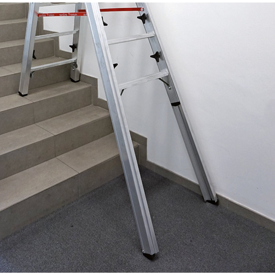 Euroline Alu-Stufentreppenstehleiter Nr. 30578 2x8