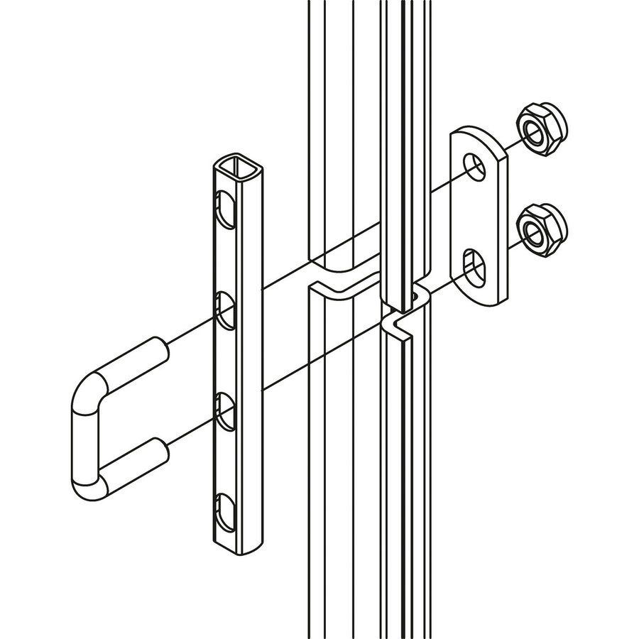 Hailo Professional Schienenverbinder H50 Stahl verzinkt