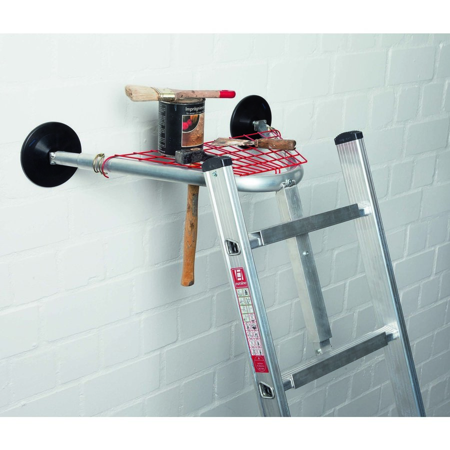 Euroline Verstellbarer Wandabstandshalter mit Tellerfüßen und Ablagegitter