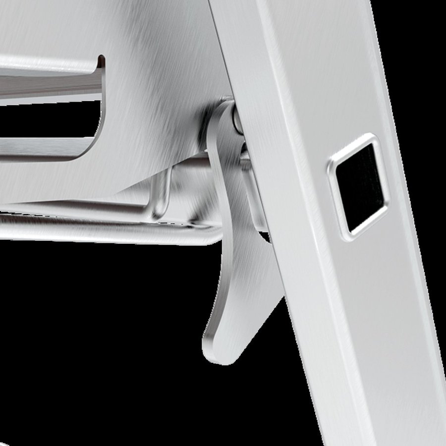 Altrex Plattformleiter  mit klappbarem Geländer 6 Sprossen + 1 Plattform,  mit klappbarem Geländer