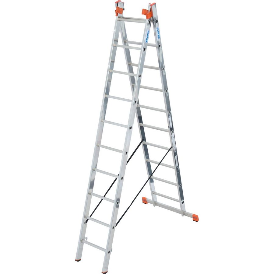 Krause MONTO Tribilo Sprossen- VielzweckLeiter mit Trittablage 3x10 Sprossen