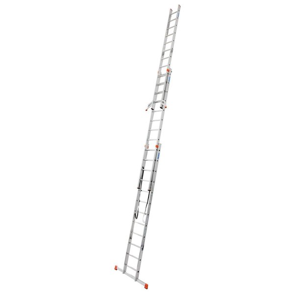 Krause MONTO Tribilo Sprossen- VielzweckLeiter mit Trittablage 3x12 Sprossen
