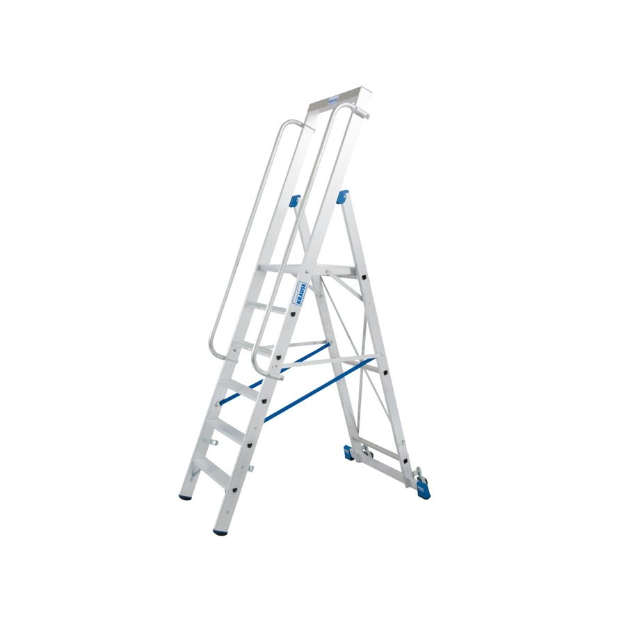 Krause STABILO Stufen-StehLeiter mit großer Standplattform 6 Stufen
