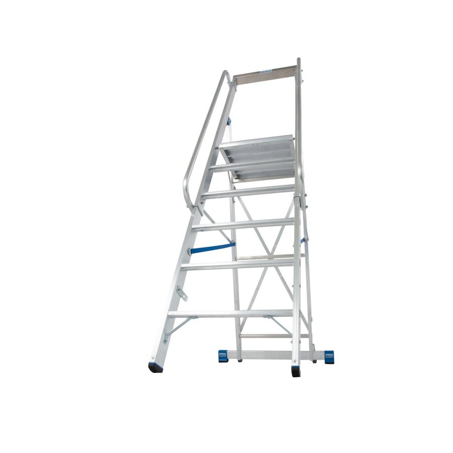 Krause STABILO Stufen-StehLeiter mit großer Standplattform 6 Stufen
