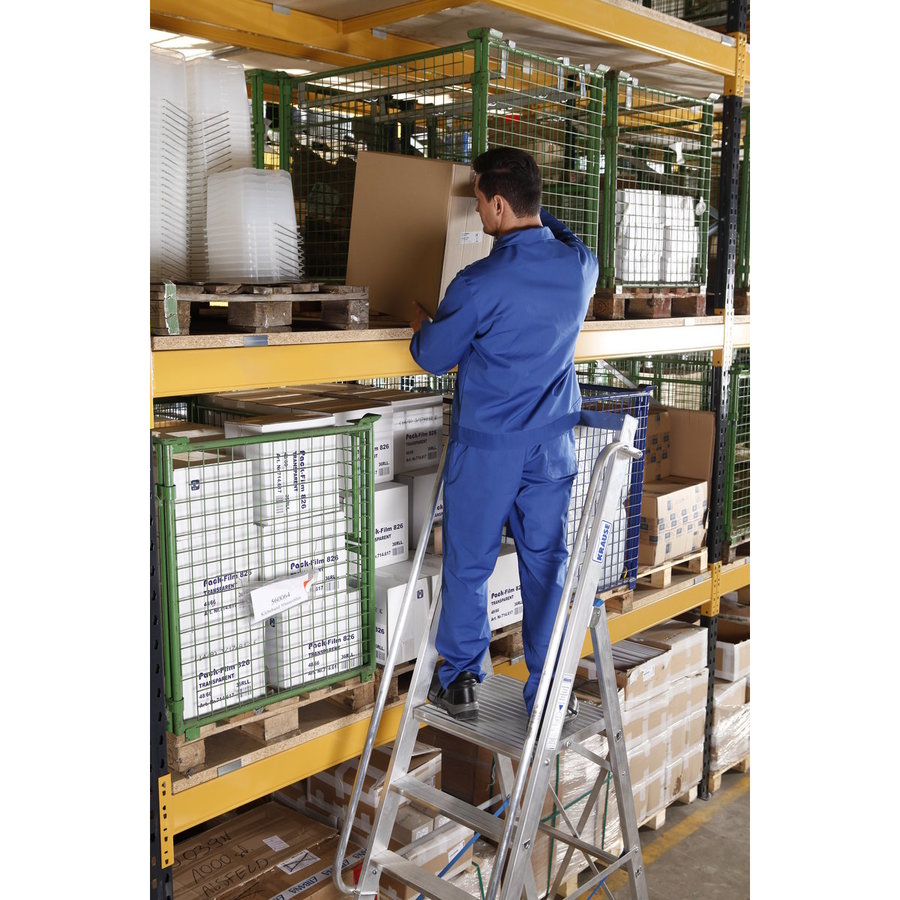 Krause STABILO Stufen-StehLeiter mit großer Standplattform 6 Stufen