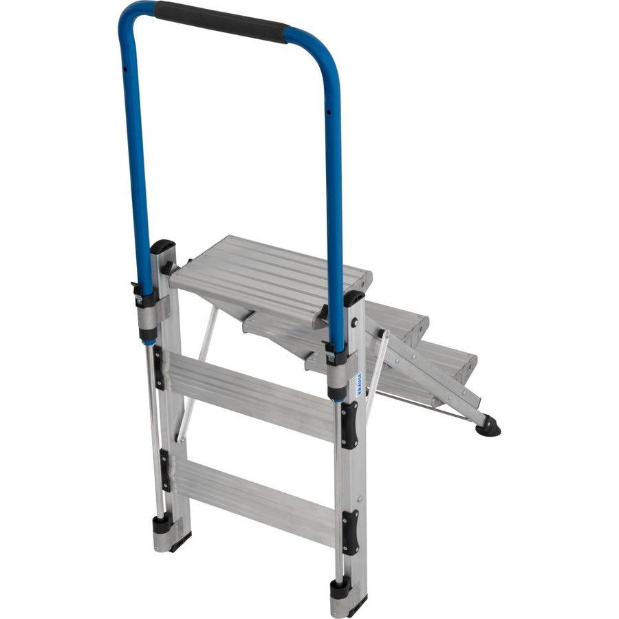 Krause STABILO klappbare Sicherheitstreppe 3 Stufen mit Haltebügel