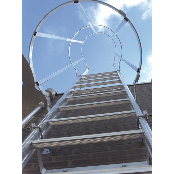 Altrex Everest Steigleiter - Fassadenleiter mit Rückenschutz Steighöhe 3.03 m