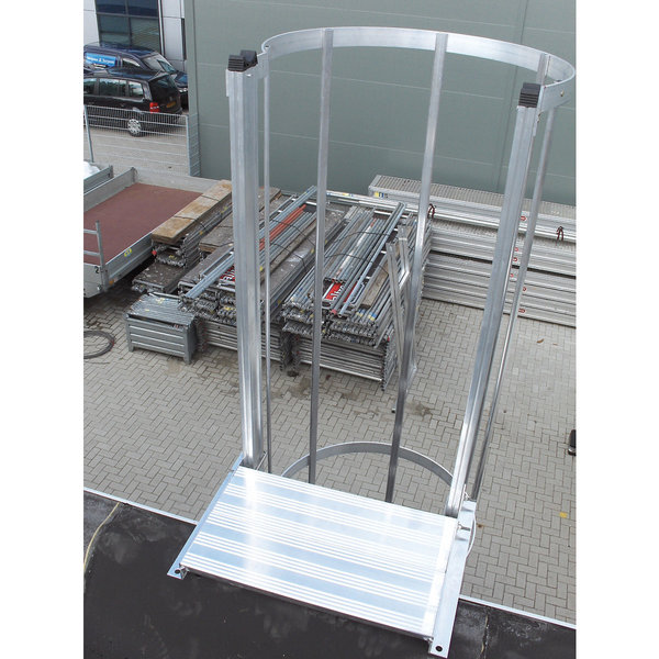 Altrex Everest Steigleiter - Fassadenleiter mit Rückenschutz Steighöhe 3.03 m