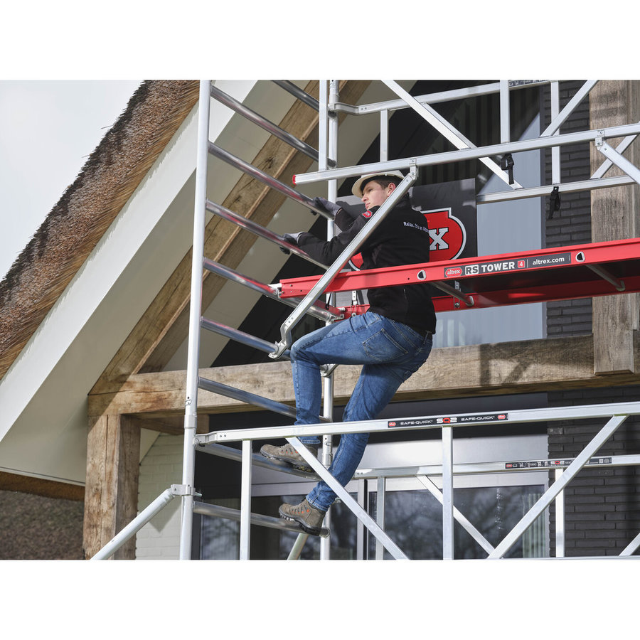 Altrex Fahrgerüste RS TOWER 42-S mit Safe-Quick® Geländer - 1.35 x 1.85 m  Arbeitshöhe bis 8,2m