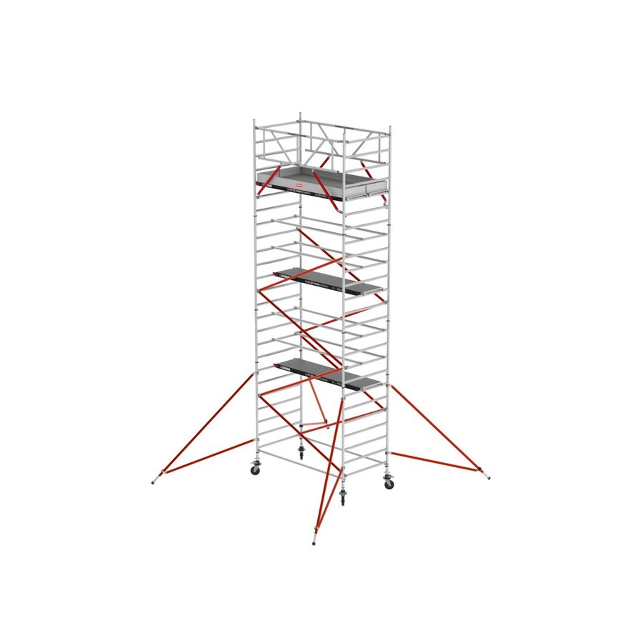 Altrex RS TOWER 52 fahrgerüst breit, 1.35x3.05 m Holz-Plattformen, Arbeitshöhe bis 7,2m