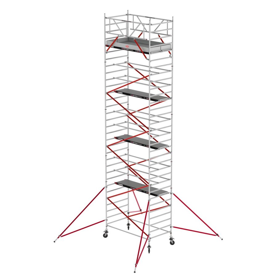 Altrex RS TOWER 52 fahrgerüst breit, 1.35x3.05 m Holz-Plattformen, Arbeitshöhe bis 10,2m