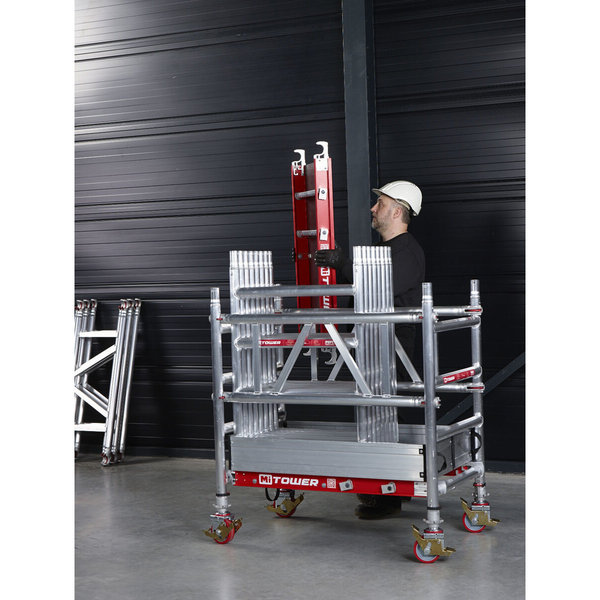 Altrex MiTower - 0.75 x 1.27 m HolzPlattform, Arbeitshöhe bis 6,2m
