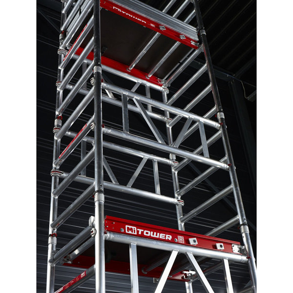 Altrex MiTower - 0.75 x 1.27 m HolzPlattform, Arbeitshöhe bis 6,2m