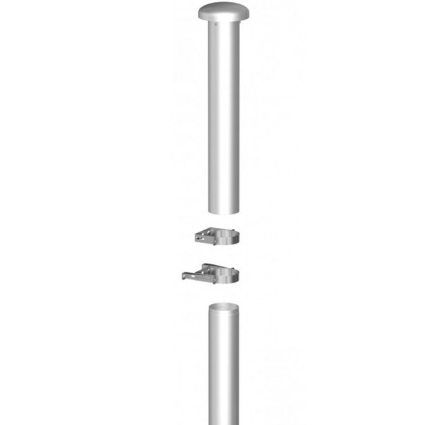 Hailo Professional Wandhalter für Belüftungssystem DN 100, verstellbar 100 - 150 mm