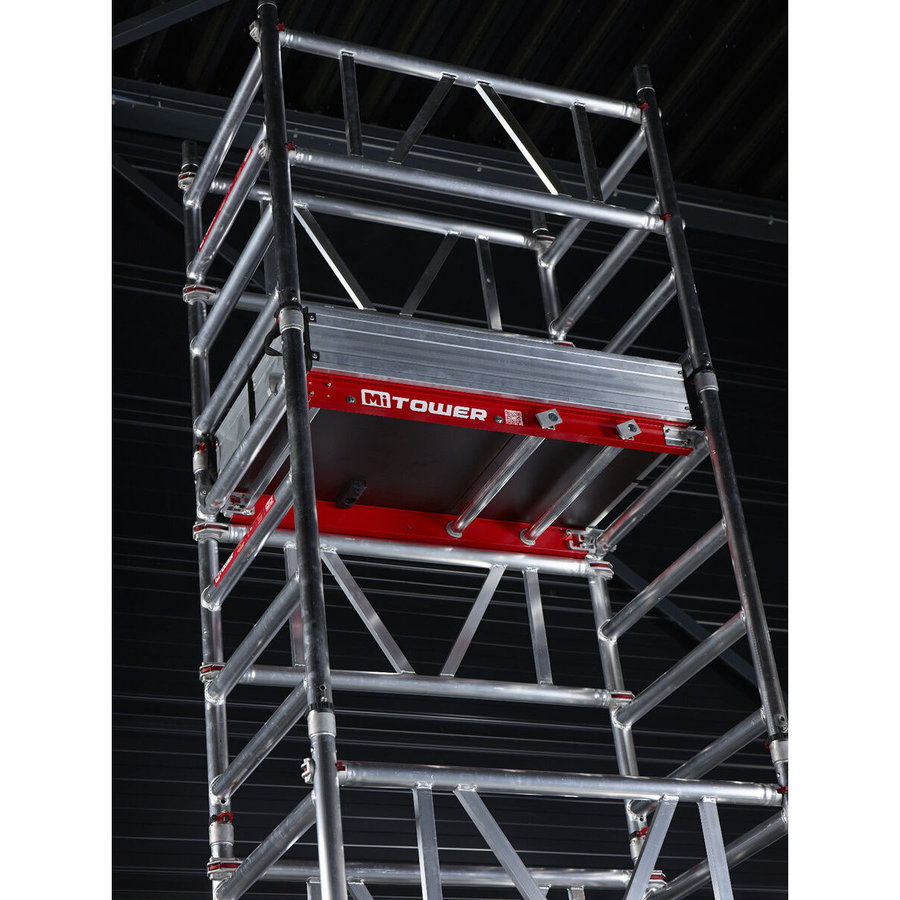 Altrex MiTower - 0.75 x 1.27 m Fiber-Deck®-Plattform, Arbeitshöhe bis 6,20 m
