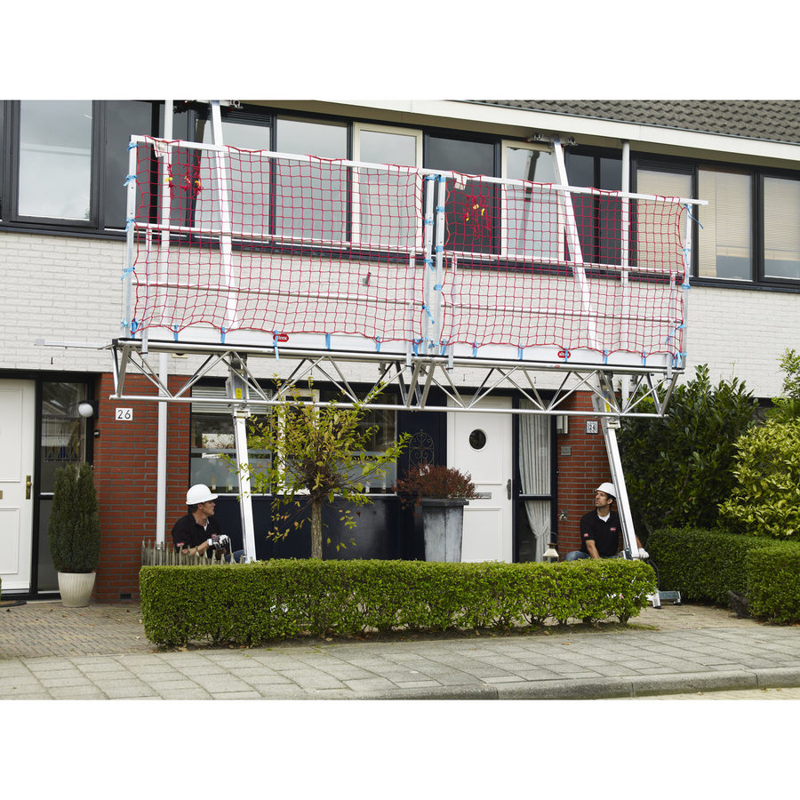 Altrex Modulare Dreieckbühne (MTB) mit Dachrandsicherung  Länge 8 m/Plattformhöhe 3-5 m