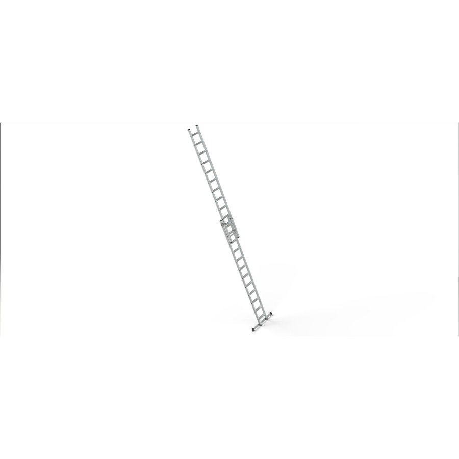 Euroline Alu-Stufensschiebeleiter 2-teilig Nr. 30277 2x12 Stufen