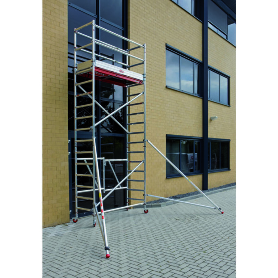 Altrex RS TOWER 54 - Aluminium Klappgerüst schmal - 0.75 x 1.85 m Fiber-Deck® Plattform, Arbeitshöhe 5,80 m