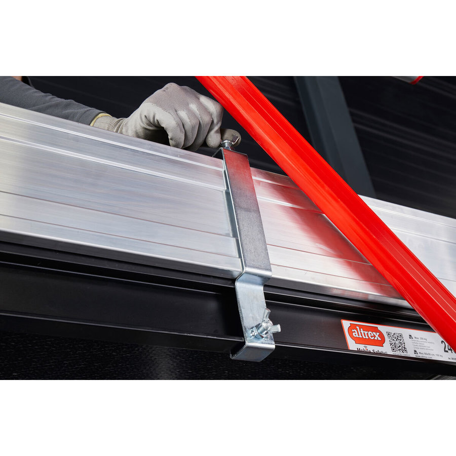 Altrex RS TOWER 54 - Aluminium Klappgerüst schmal - 0.75 x 1.85 m Holz Plattform, Arbeitshöhe 8,80m