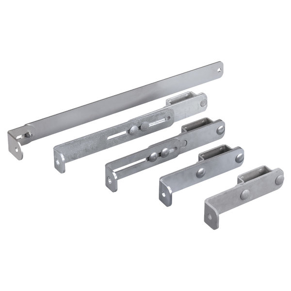 Hailo Professional Wandhalter für Holm 72x25mm - Stahl feuerverzinkt variabel | 185 - 215 mm