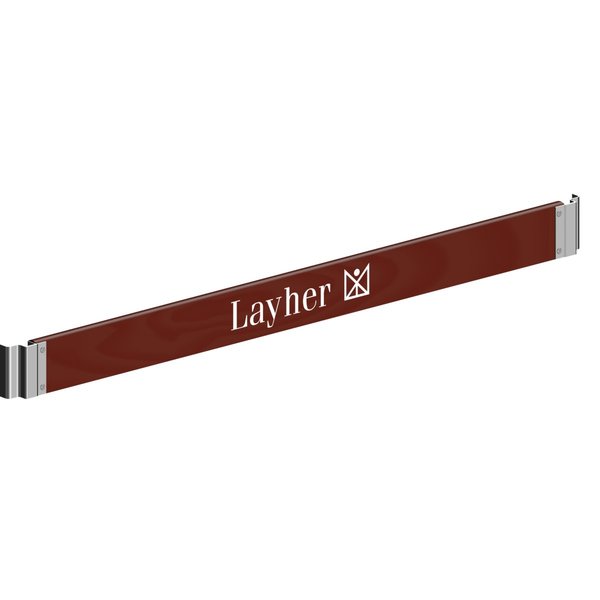 Layher Bordbrett mit Klaue 1,95 m