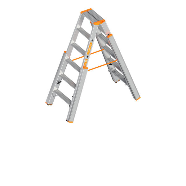 Layher LE TOPIC-TREPPENSTEHLEITER 2x6 M.STUFEN