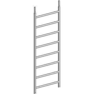Layher Alu - Standleiter mit 8 Sprossen