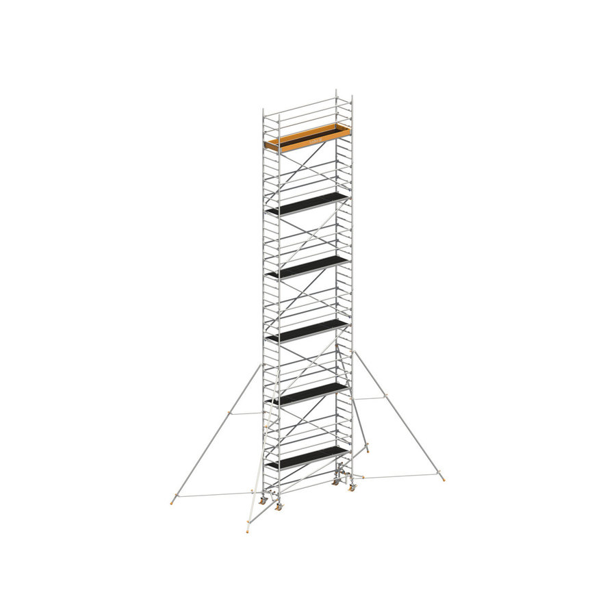 Layher UNI Standard P2 Fahrgerüst mit 5m Gerüststützen Gerüsthöhe 12,43 m