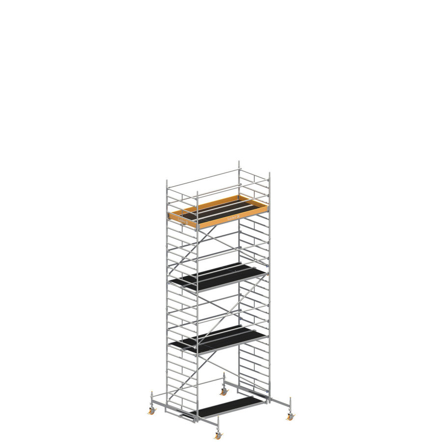 Layher UNI Breit P2 Fahrgerüst, fahrbalken mit Bügel verstellbar Gerüsthöhe 7,61 m