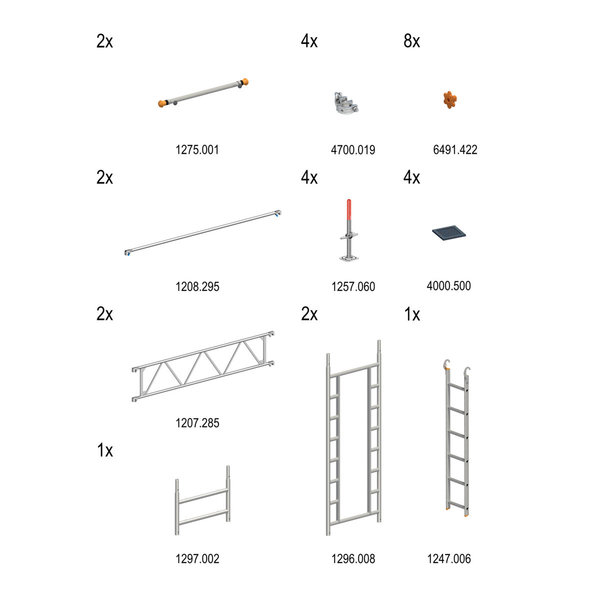 Layher UniS TREPPENKIT II (2X1296008+1X1247006)