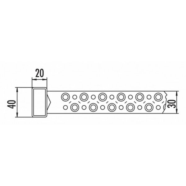 Hailo Professional Schachtleiter LW 400,  Edelstahl 1.4301(V2A) 2,52 m | 9 Sprossen