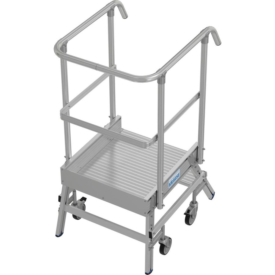 Krause STABILO PodestLeiter fahrbar, einseitig begehbar 1x2