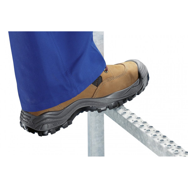 Hailo Professional Schachtleiter LW 400, Stahl feuerverzinkt 1.0037 0,84 m | 3 Sprossen
