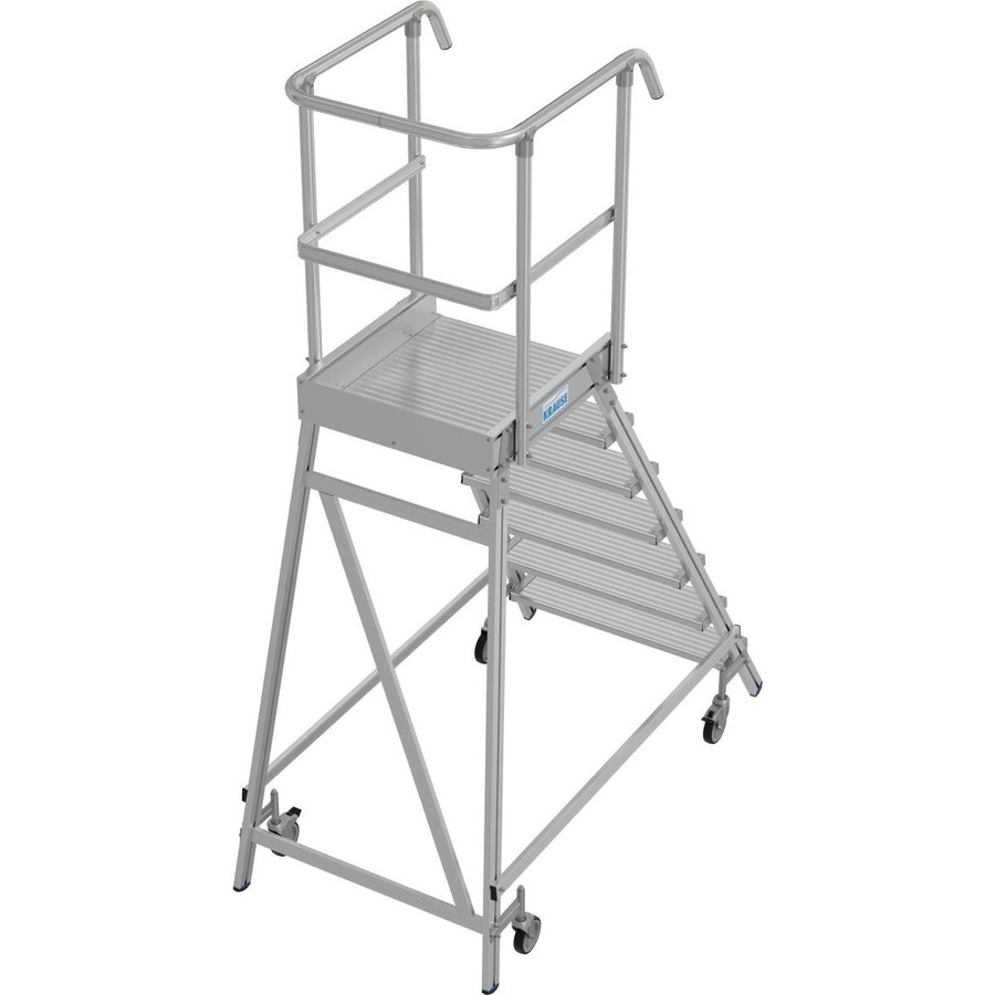 Krause STABILO PodestLeiter fahrbar, einseitig begehbar 1x7
