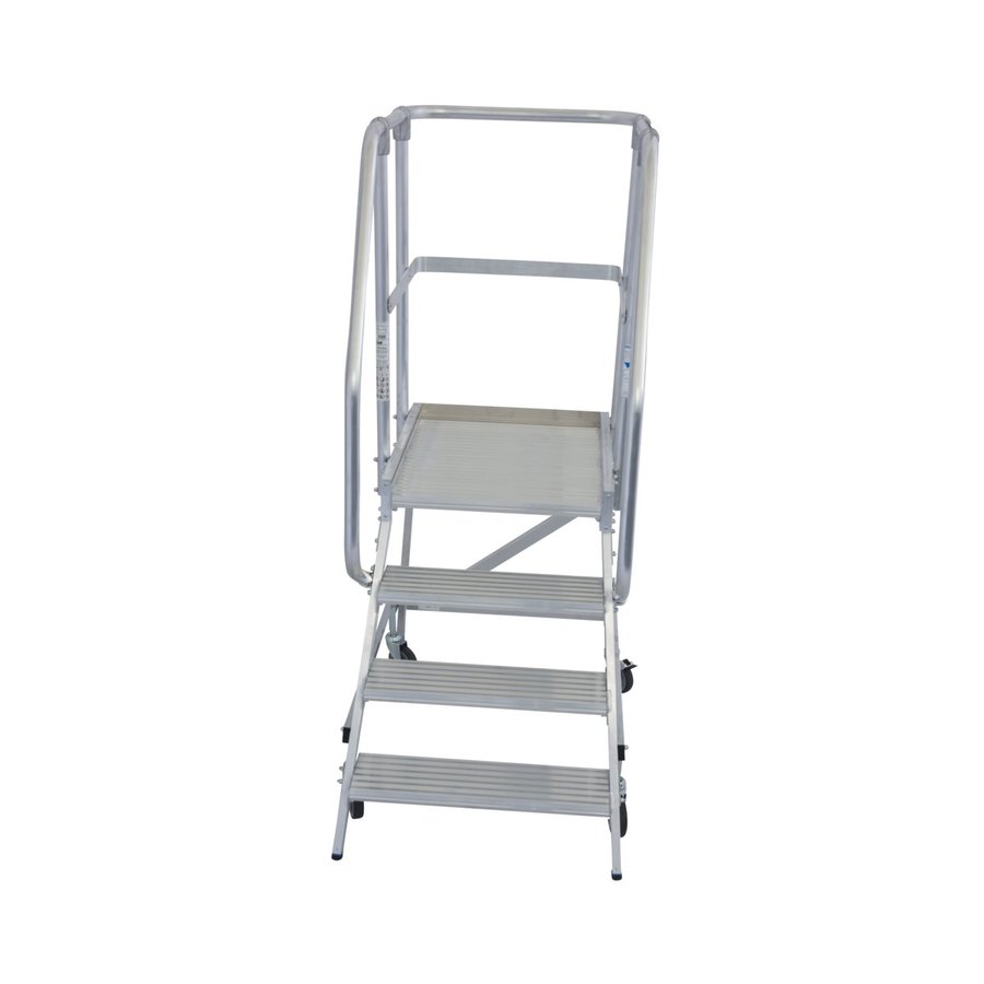 Krause STABILO PodestLeiter fahrbar, einseitig begehbar 4 Stufen