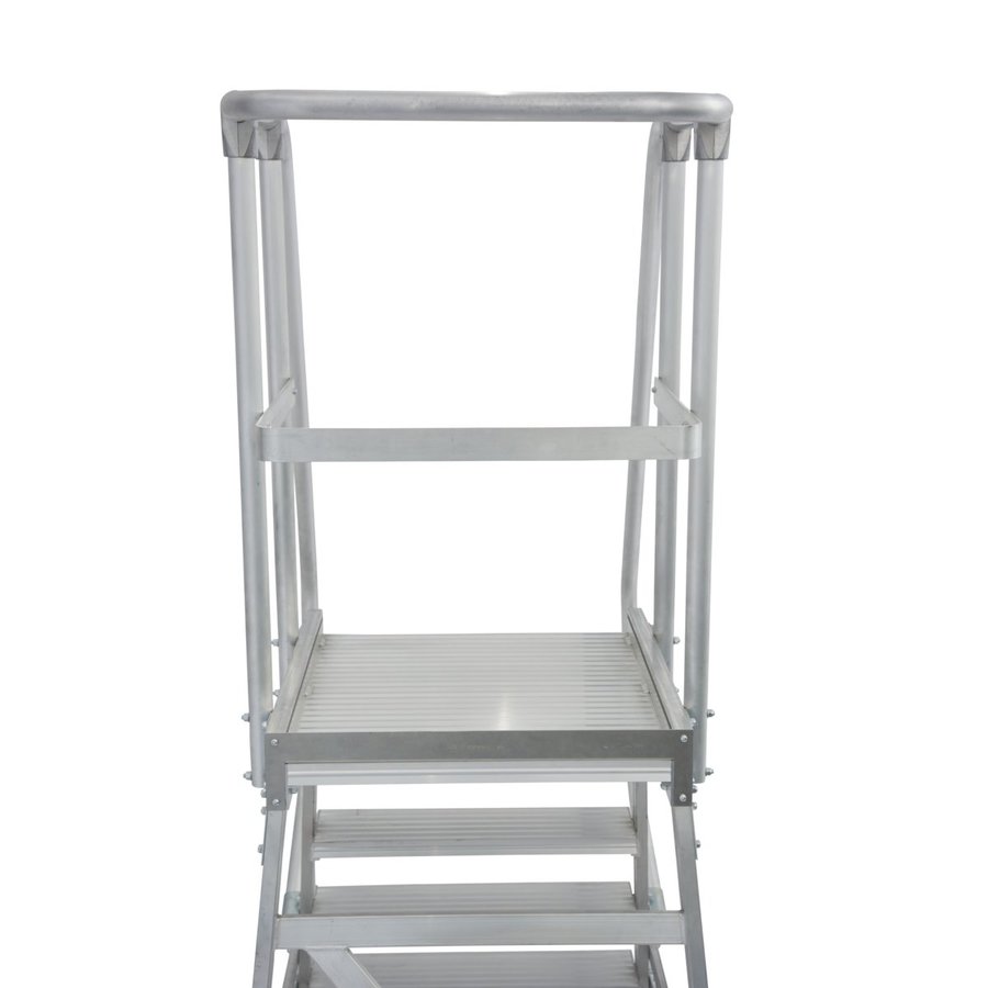 Krause STABILO PodestLeiter fahrbar, einseitig begehbar 5 Stufen