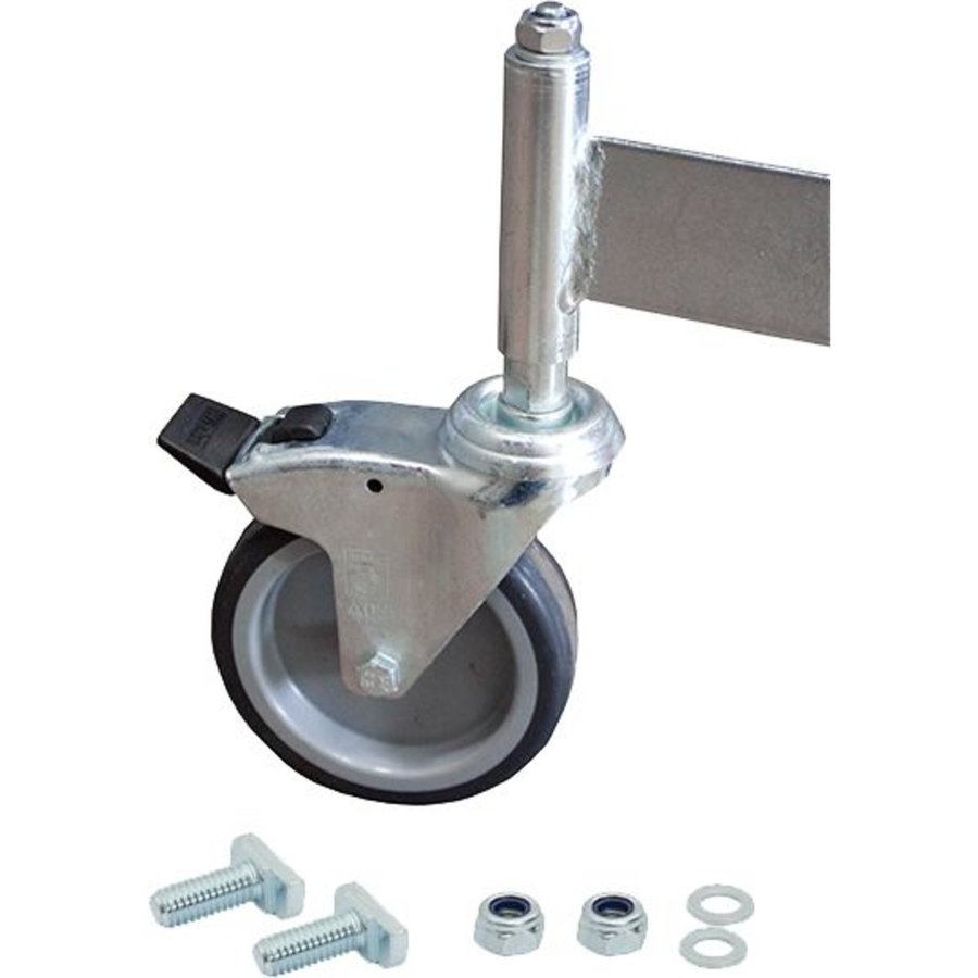 Krause Stabilo Fahrrolle für PodestLeiter 5 Stufen gebremst