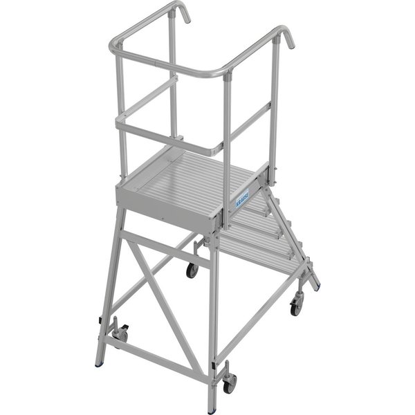 Krause STABILO PodestLeiter fahrbar, einseitig begehbar 1x5