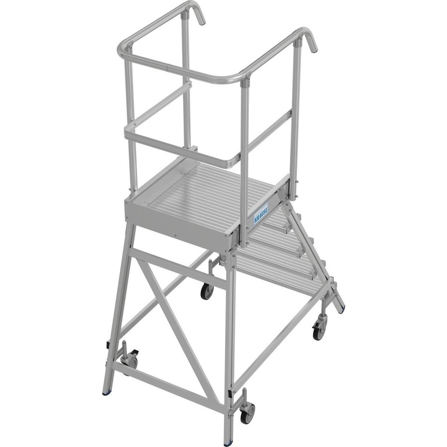 Krause STABILO PodestLeiter fahrbar, einseitig begehbar 1x5