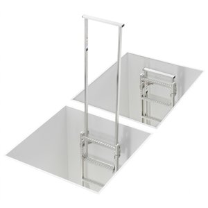 Hailo Professional Zweiholm-Einstiegshilfe, Stahl feuerverzinkt 1.0037