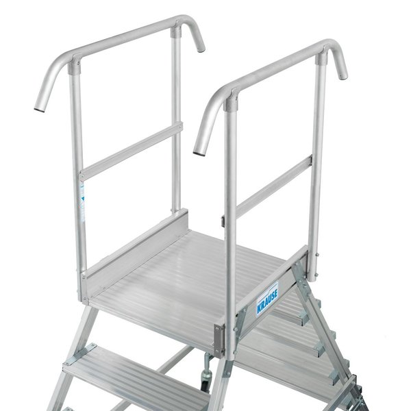 Krause PodestLeiter fahrbar, beidseitig begehbar 2x4