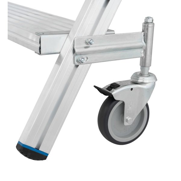 Krause PodestLeiter fahrbar, beidseitig begehbar 2x4